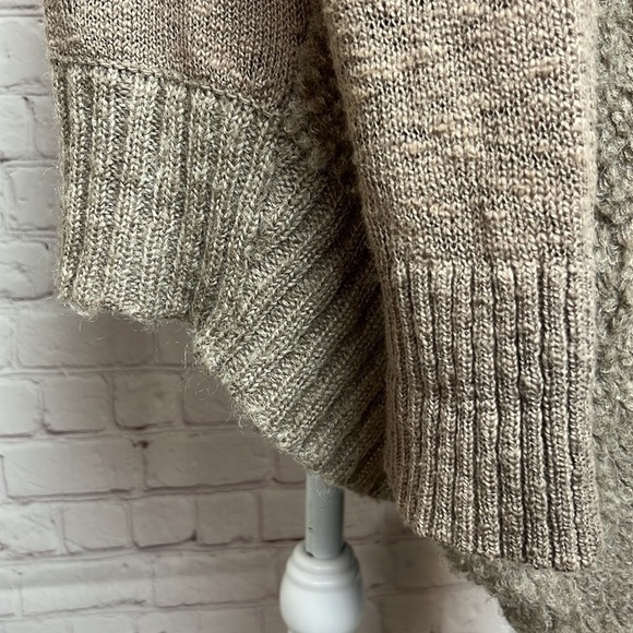Sleeping on Snow Tan Multi-Texture Open Cardigan - Picture 6 of 16